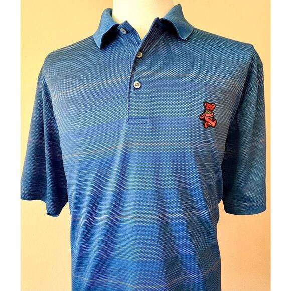 Grateful Dead Dancing Bear PGA Tour Golf Polo (XL) - Picture 2 of 6